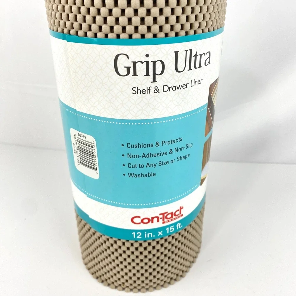 New Contact Con-Tact Grip Ultra Shelf & Drawer Liner 12